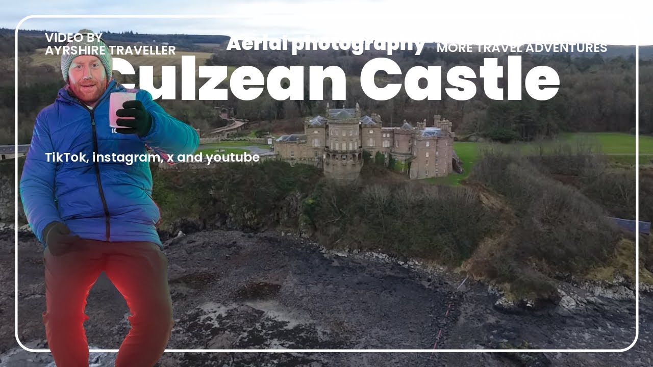 Culzean Castle Drone Flight | Scotland’s Dramatic Clifftop Castle