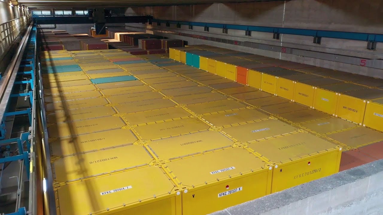 Zwischenlagerung der radioaktiven Abfälle am Standort Karlsruhe durch die KTE