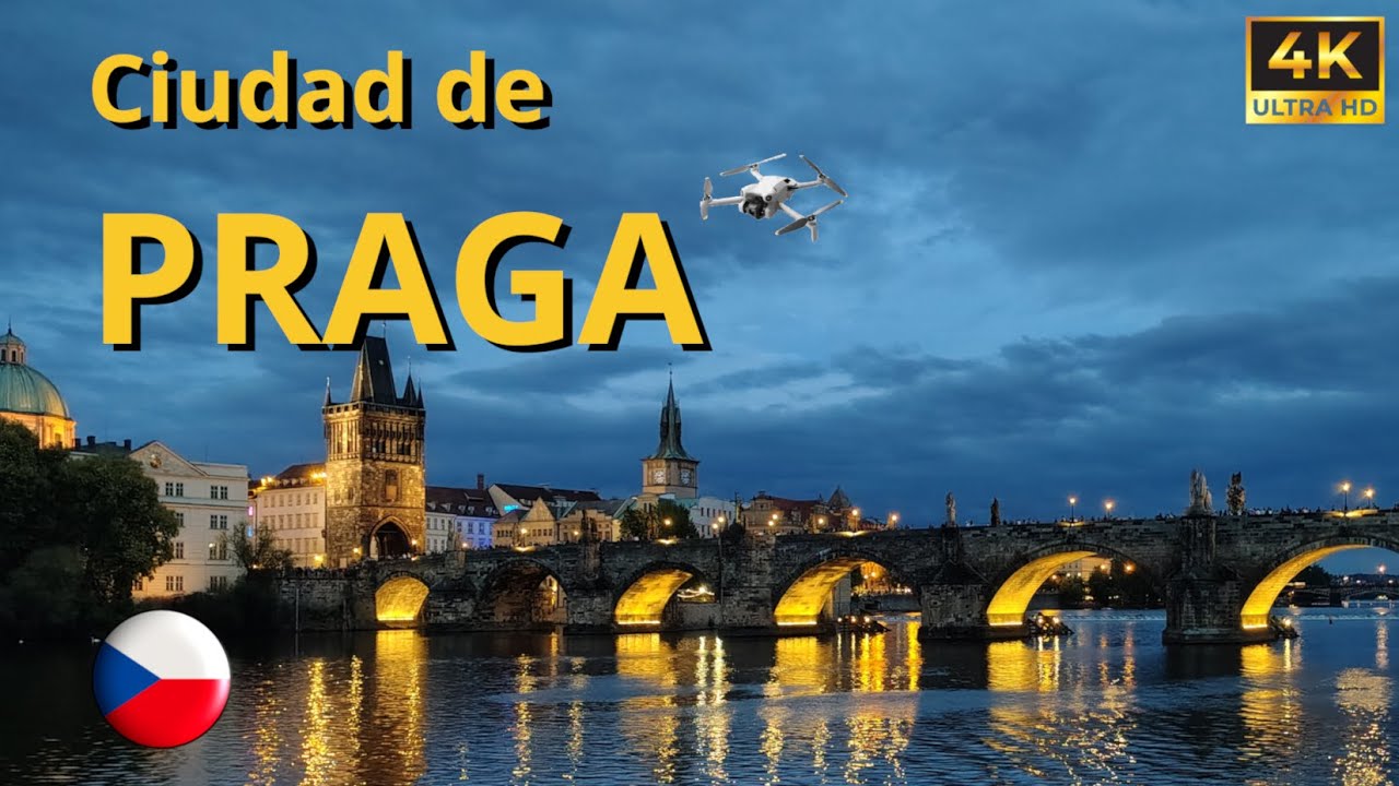 Ciudad de Praga DESDE EL AIRE | REPÚBLICA CHECA | Julio/Agosto de 2025 (4K)