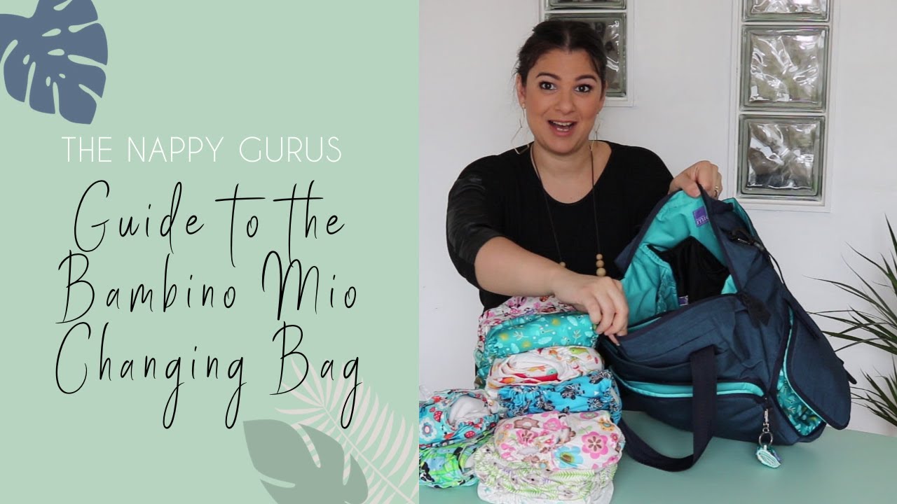 The Bambino Mio Changing Bag- Designed for Cloth Nappies!