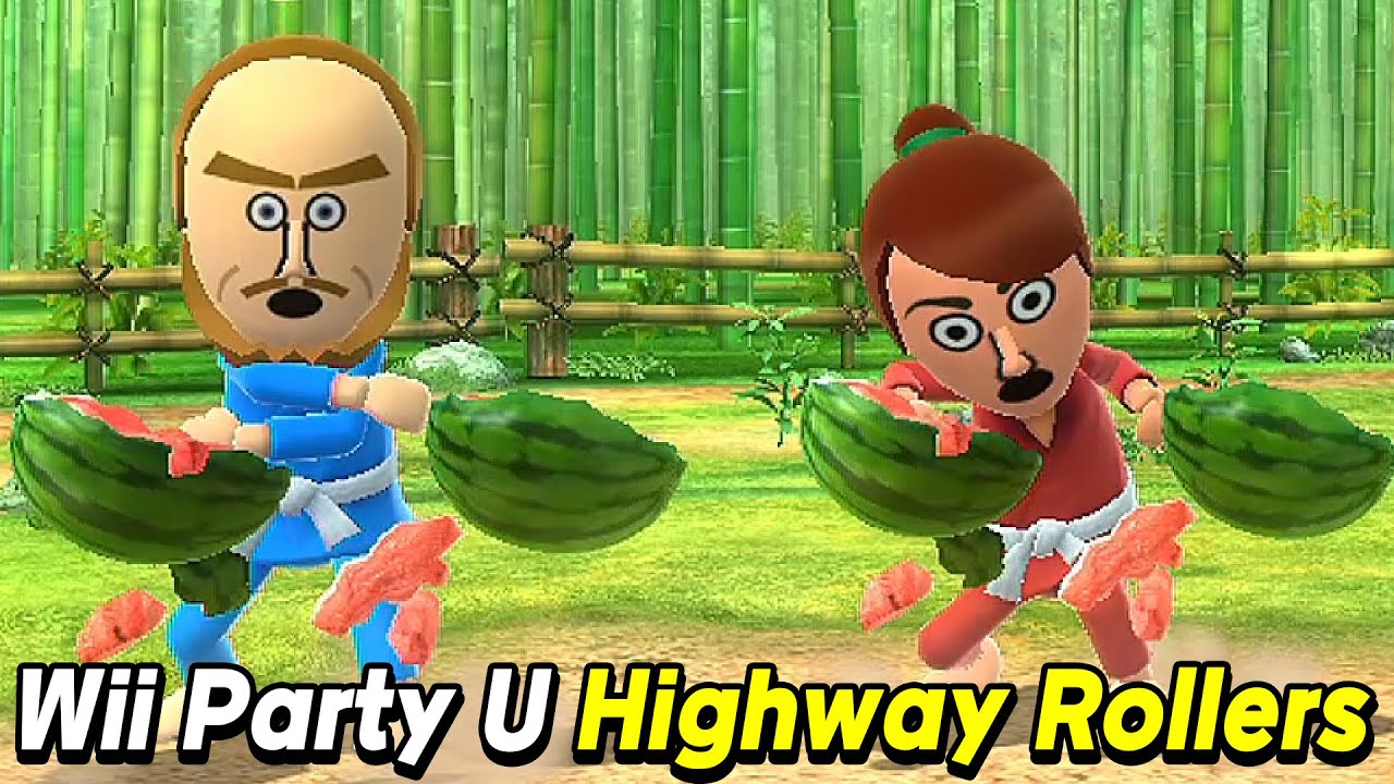 Wii Party U - Highway Rollers Ian vs Marie vs Matt vs Leonel | Expert com | Alexgamingtv