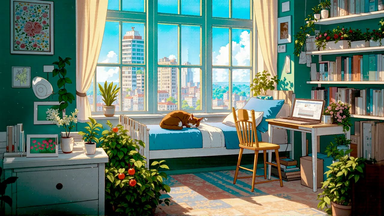 On days when I want to be alone and study without pressure 🌞 Chill Lofi Mix for Study & Calm