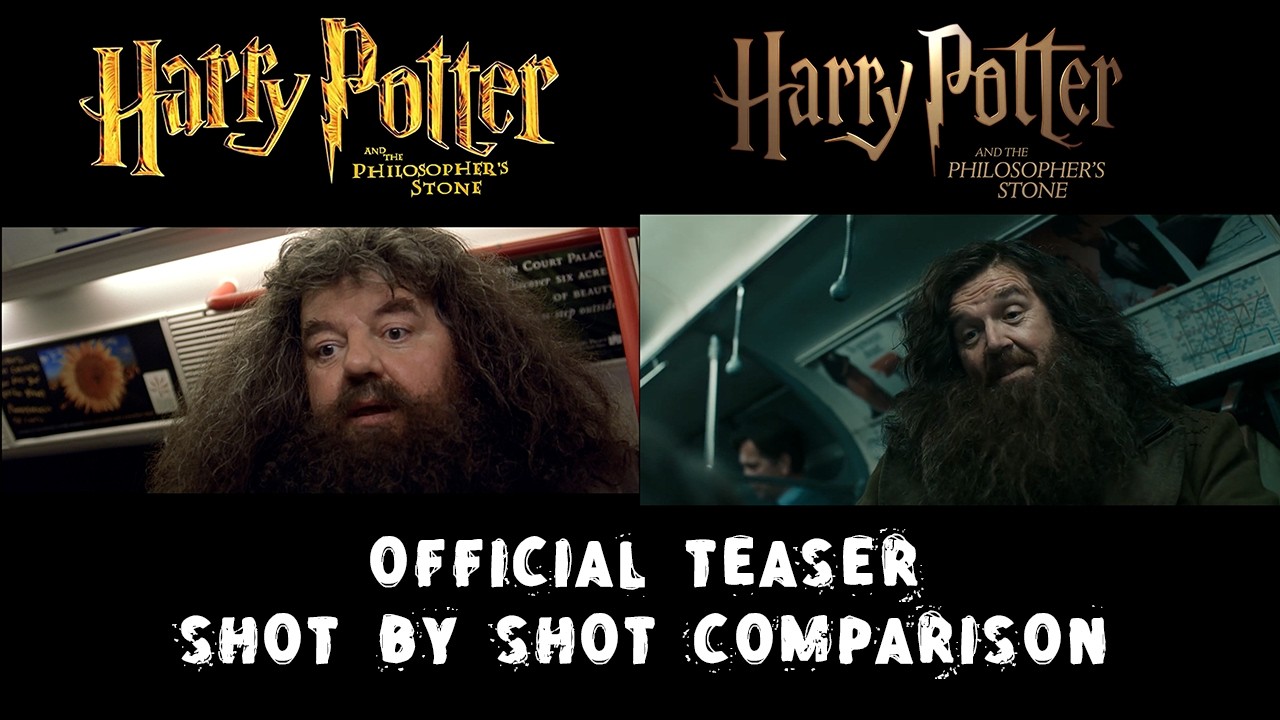 Harry Potter and the Philosopher's Stone TEASER TRAILER COMPARISON | Movie vs TV Show