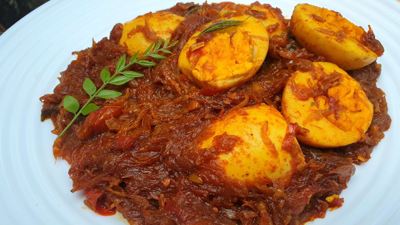 നല്ല കിടുക്കാച്ചി മുട്ട റോസ്‌റ്റ്‌/ Kerala style egg roast / Naadan mutta roast