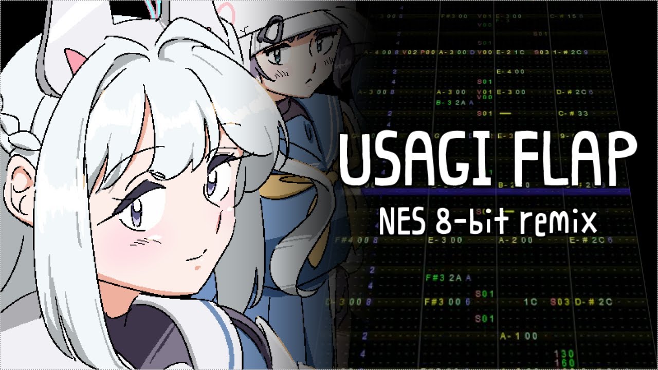 [Blue Archive] Usagi Flap (NES 8-bit remix)