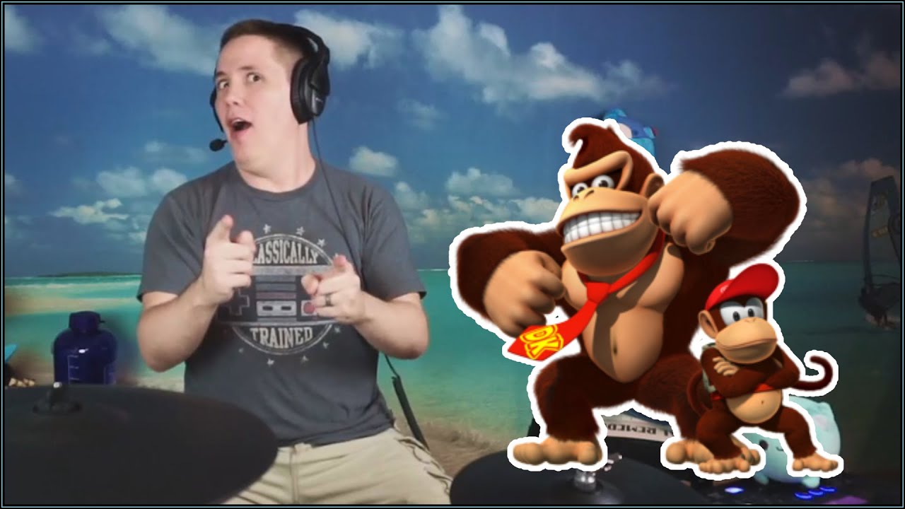 Donkey Kong Country Bonus Theme On Drums!