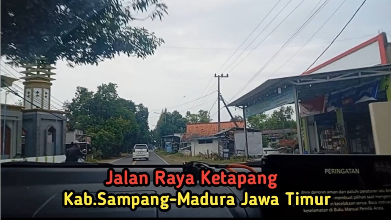 Jalan Raya Ketapang Kabupaten Sampang Madura Jawa Timur