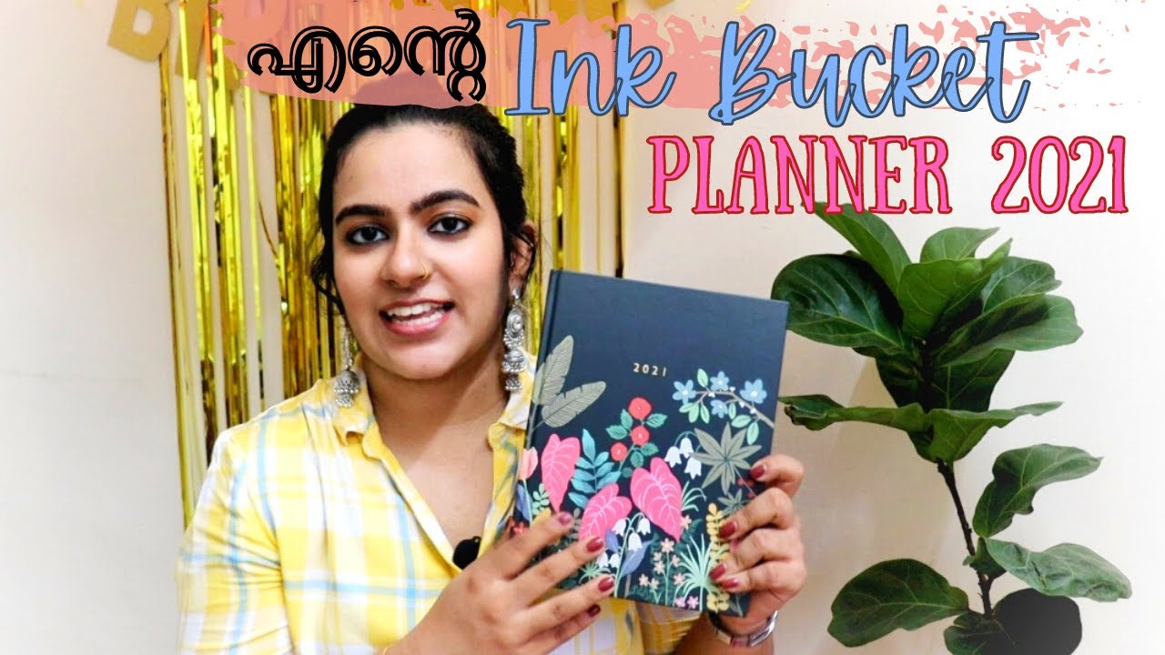 INKBUCKET 2021 PLANNER - Review + Flip-through in Malayalam | 2021 Planner Review | Divya Nair