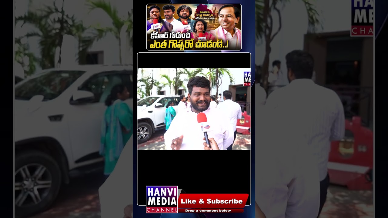 Public Bytes On Telangana Formation Day About KCR | Hanvi Media | Vrisan Media
