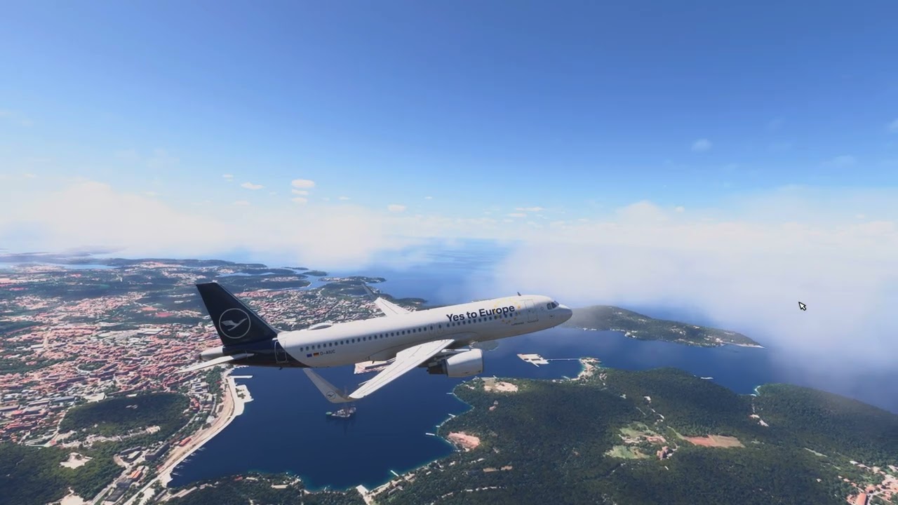FENIX A320 | LDPL LIMC Sunny Weather with Lufthansa livery | MSFS 2024