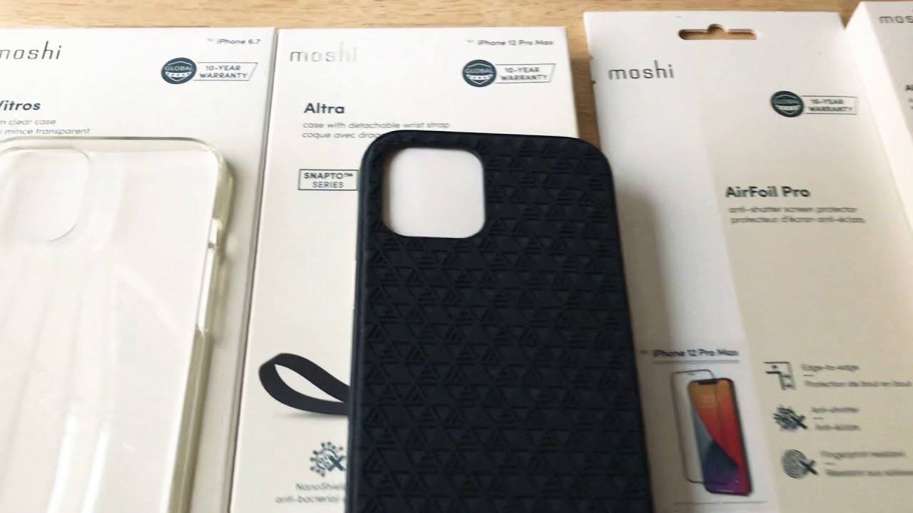 Moshi iPhone 12 Pro Max Vitros Altra & AirFoil Pro Protector Review 11-7-20