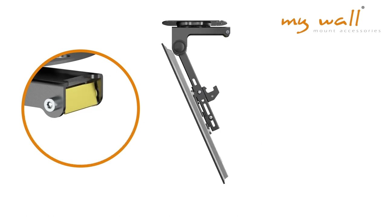 HL 45-1 L my wall - Klappbarer Deckenhalter f&uuml;r Flachbildschirme