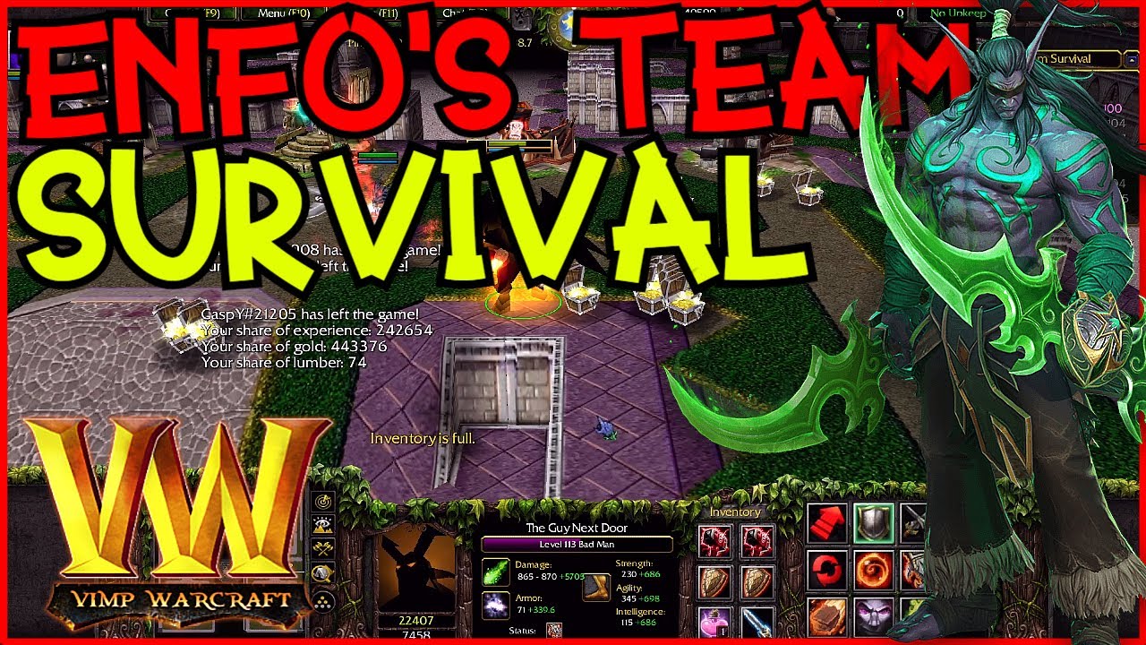 Enfo's Team Survival | Overpowered Agility Illidan