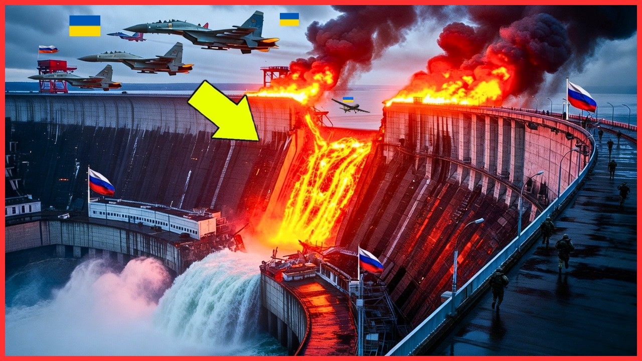 Россия этого никак не ожидала! Украина позволила плотине заполниться, а затем сбросила 5000 кг бо...