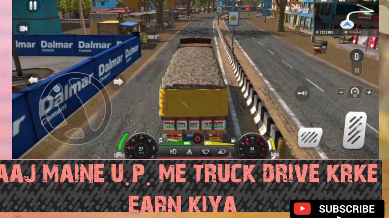 🚚 Truck Simulator Long Drive Gameplay | Realistic Driving & Cargo Delivery | Relaxing Truck Game #yt