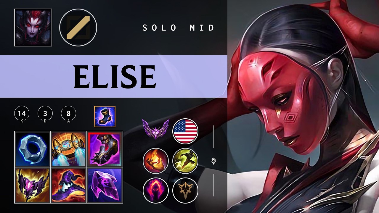 Elise Mid vs Yasuo - NA Master Patch 26.05
