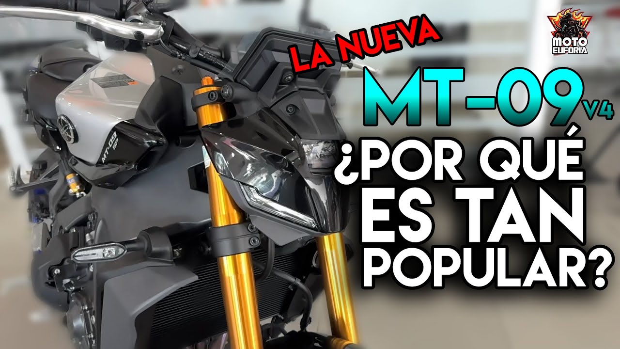 ¡Descubre la nueva Yamaha MT-09 v4! - Más potencia y tecnología que nunca.
