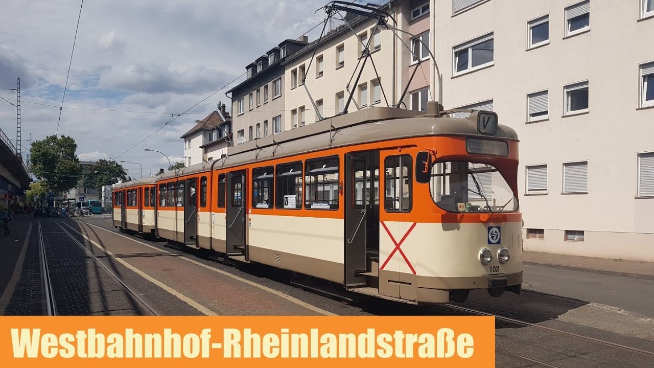 Frankfurter Straßenbahn - Linie V Mitfahrt