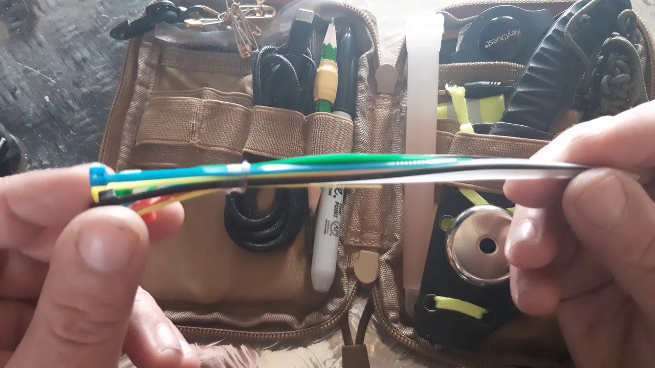 Présentation de mon EDC (everyday carry) niveau 3 (en français)