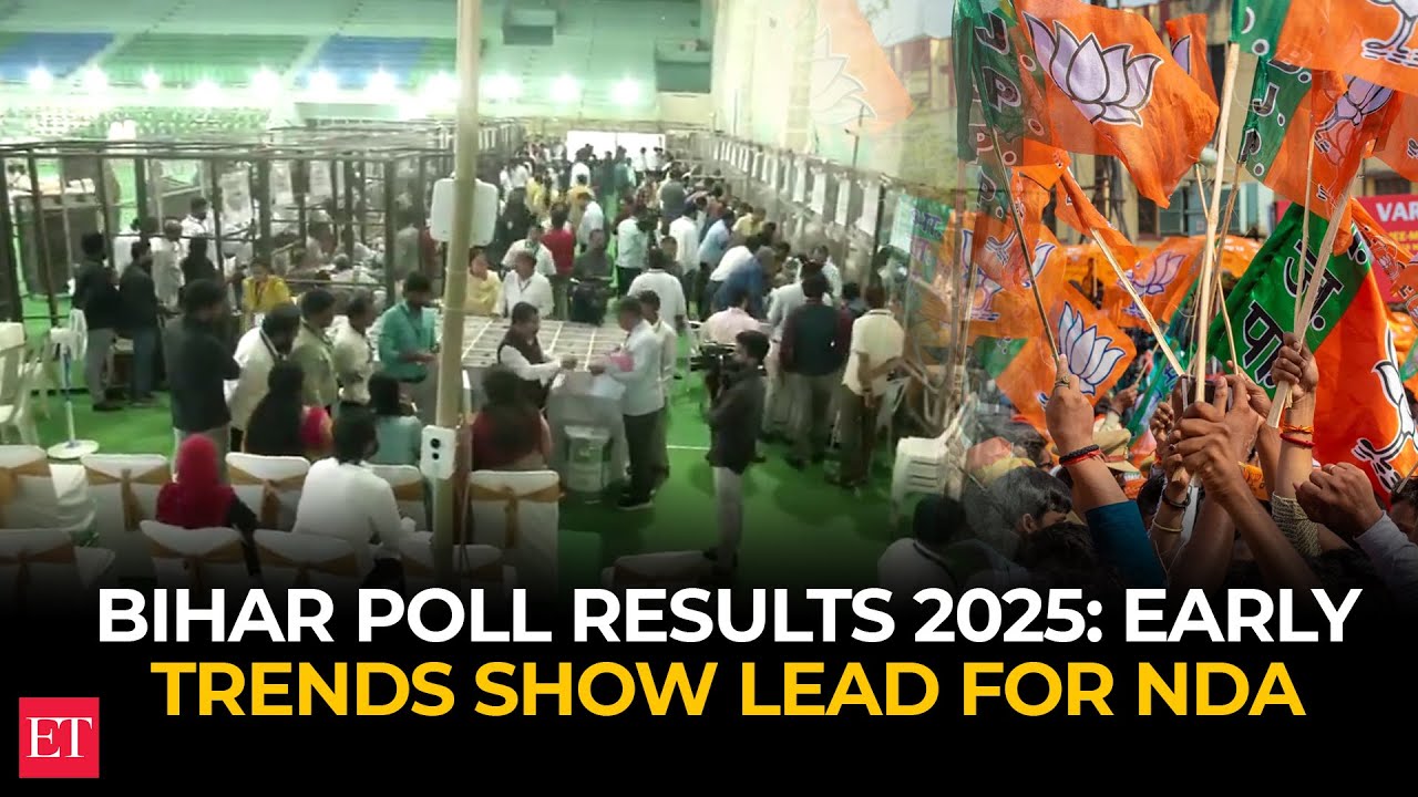 Bihar Results 2025: Counting of votes begins for 243 Assembly seats; early trends show lead for NDA