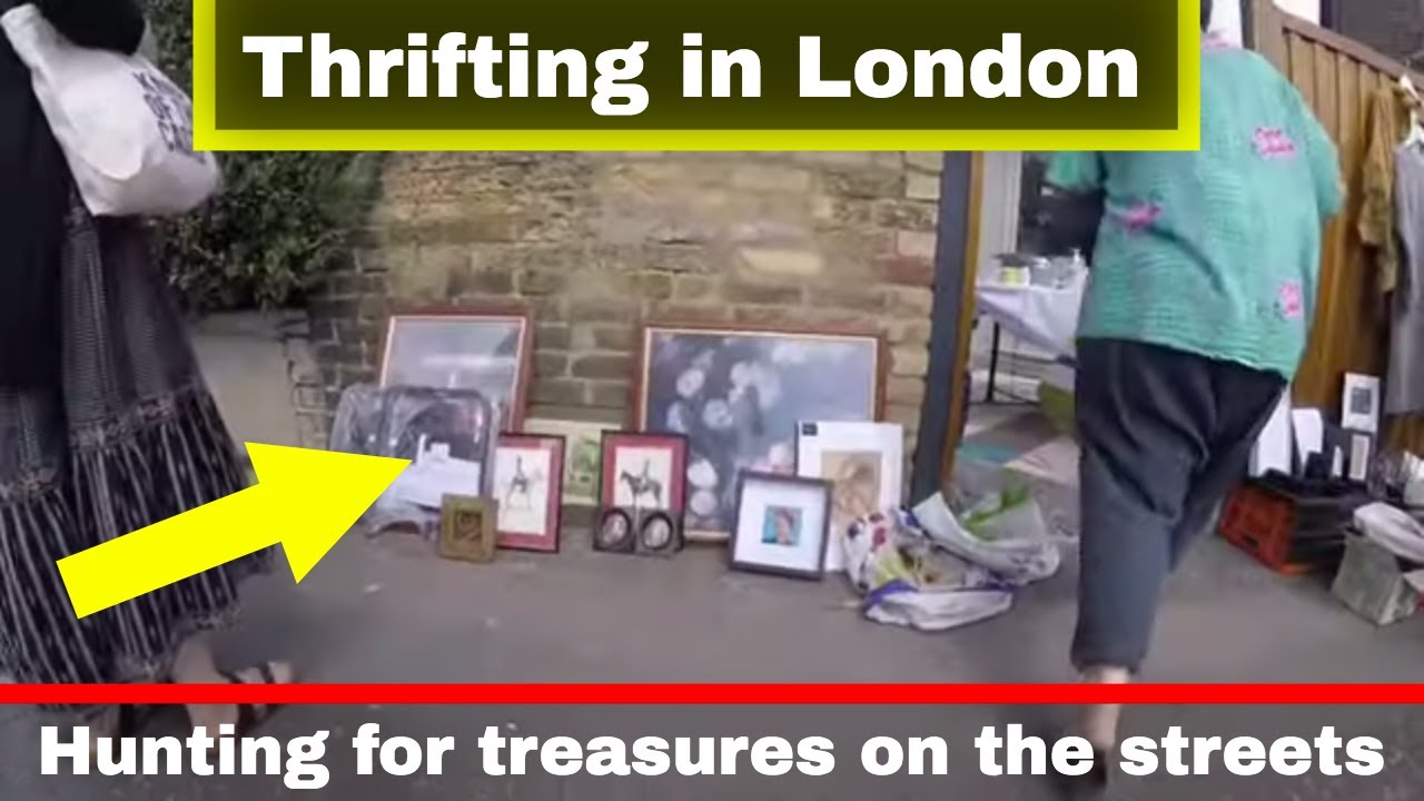 Thrifting in London - Jumble Sale Trail - Hunting for bargains...