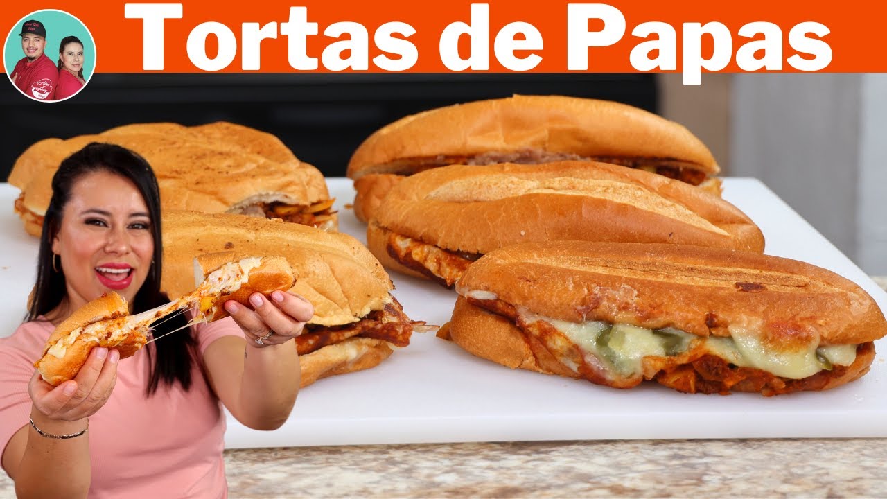Tortas Economicas para Lonche del Toxico o solo pal' Antojo de Papas con Chorizo, Frijoles y Queso