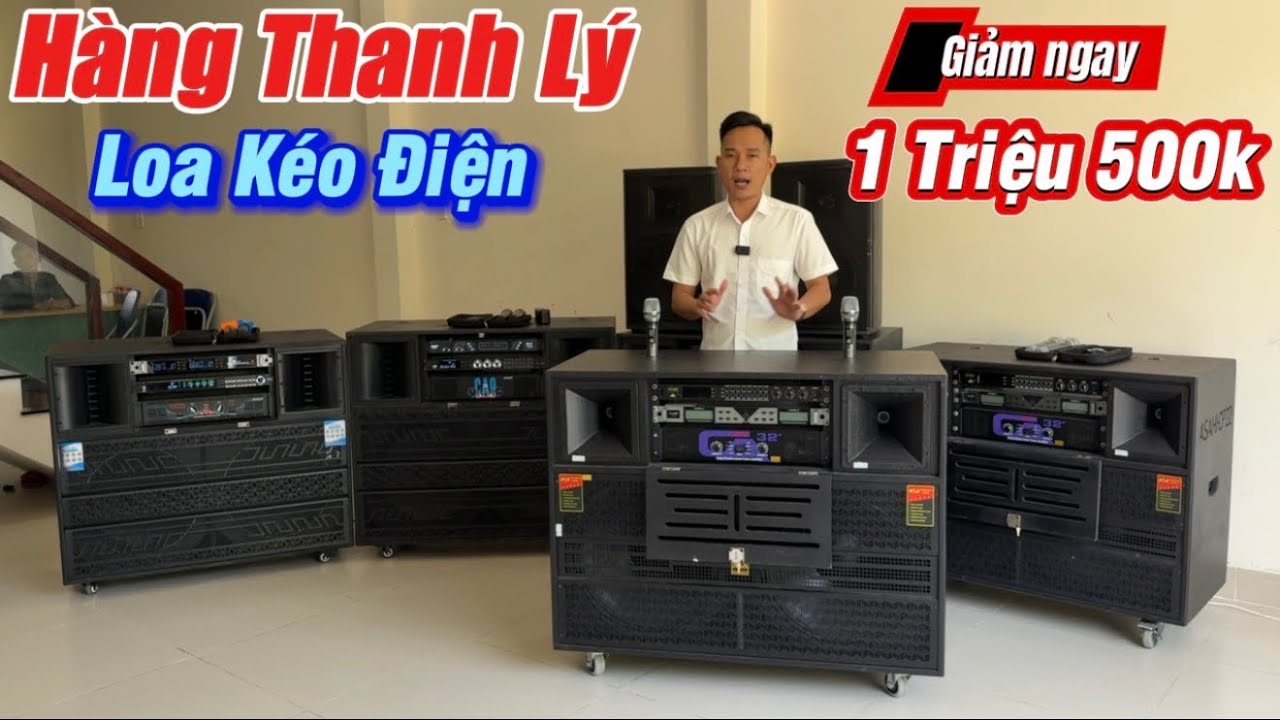 Thanh Lý Hàng Trầy Xước Giá Rẻ | Loa Kéo Điện 2 Bass 40 và 2 Bass 50 