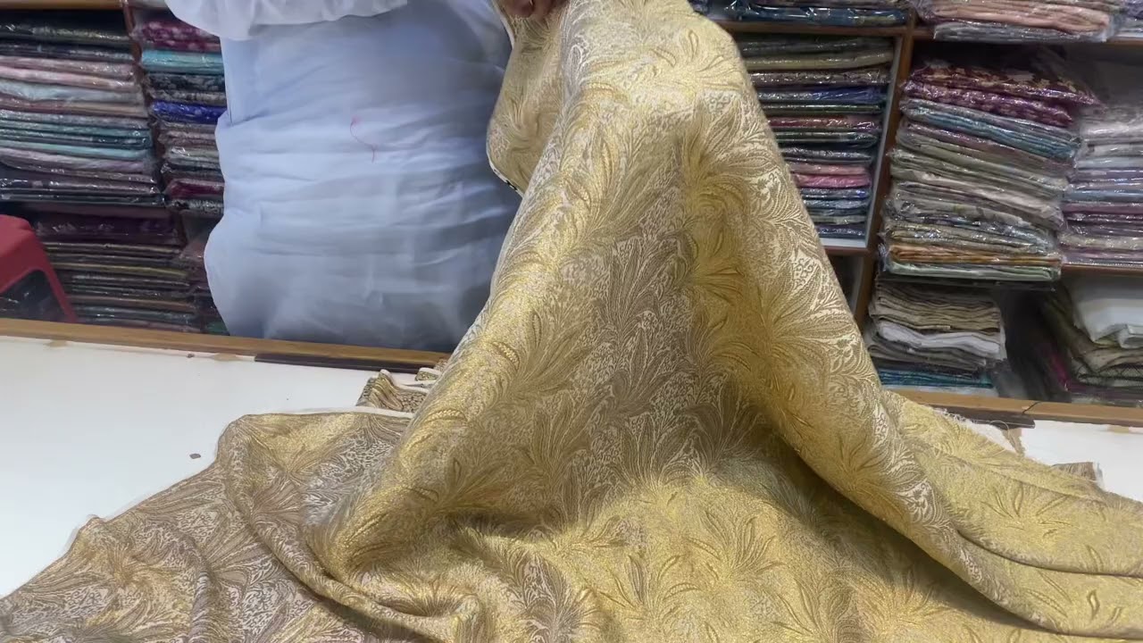 Pure Khimkhab Atlas Banarsi | Loose Fabric | Per Yard | +923232013028 Talha 