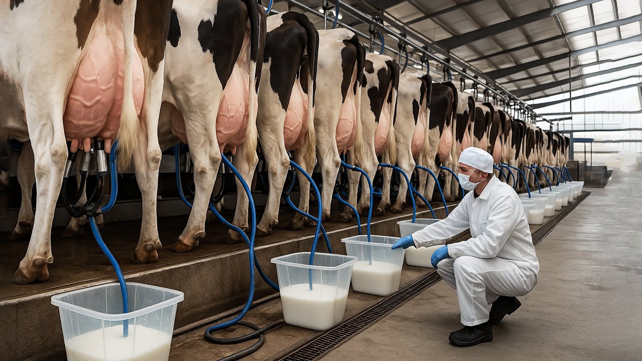 Élevage de Vaches Laitières Nouvelle Génération – Fromage High Tech à Partir de Lait !