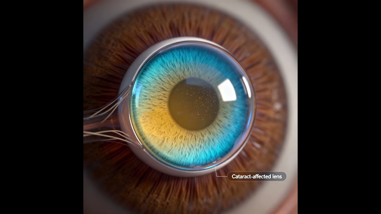 CATARACT: CAUSES / RISK FACTORS |SYMPTOMS | TREATMENT WITH 3D DIAGRAM @thephysioBench #opthalmology