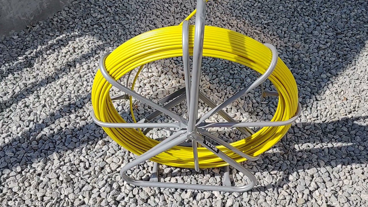 Inexpensive 8mm fiberglass duct rodder review.