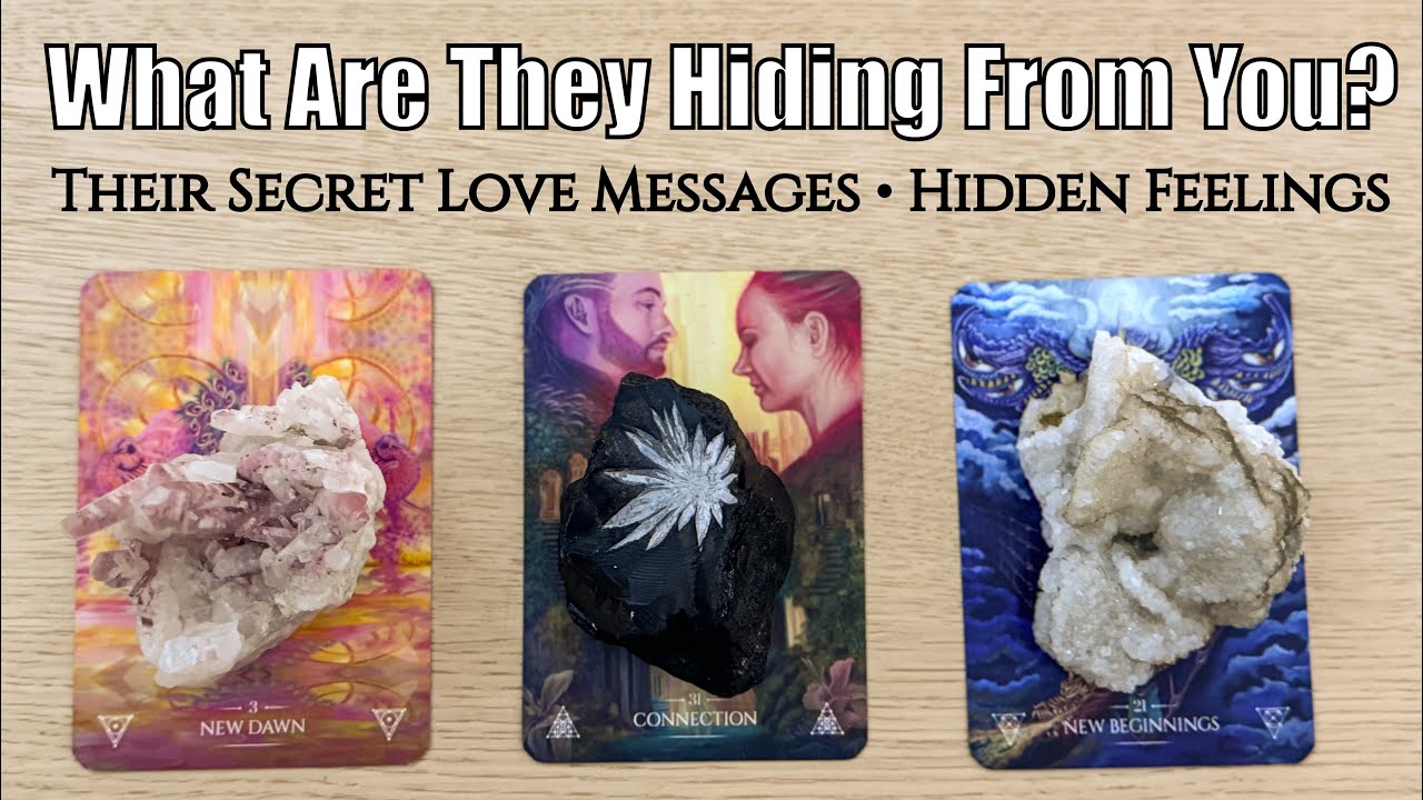 What They’re Hiding From You… 💌 Their Secret Love Messages & Hidden Feelings 🕯️🌸 Pick a Card Tarot