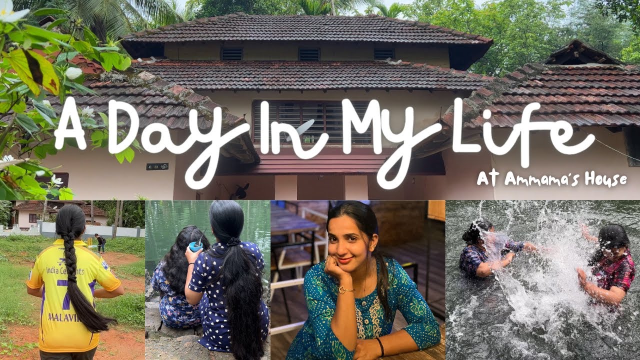 A Day In My Life At Ammama's House l Fun Filled Day 🤩l Tharavadu House l Malavika Krishnadas