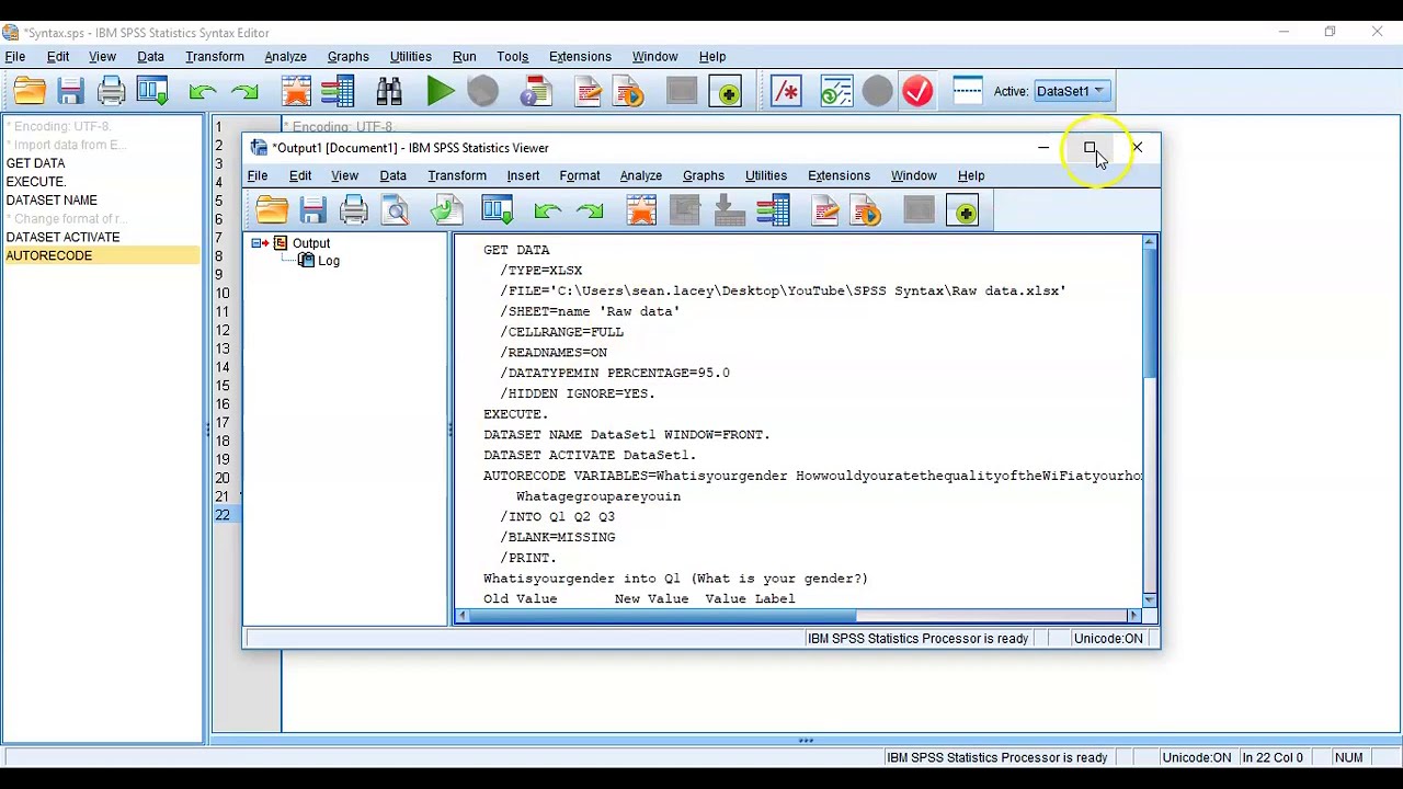 SPSS syntax to transform data from string to numeric