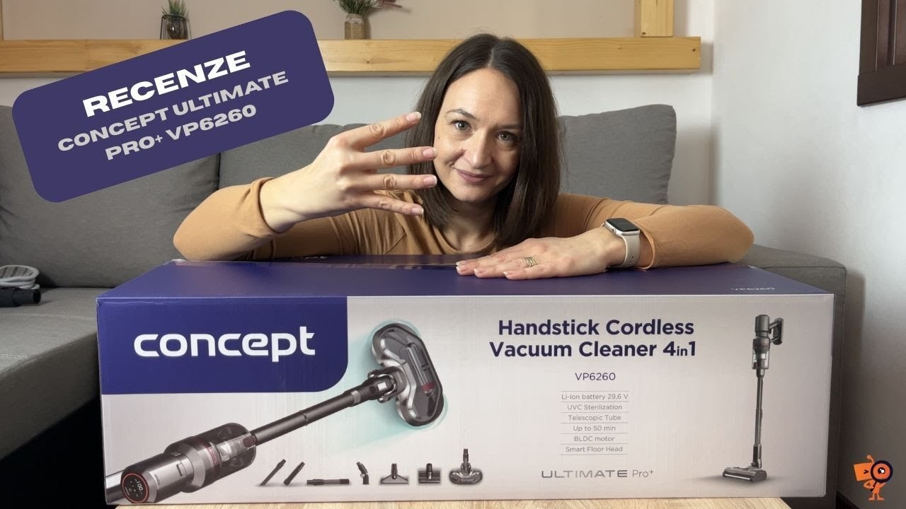 Recenze tyčového vysavače Concept 4v1 Ultimate Pro+ VP6260