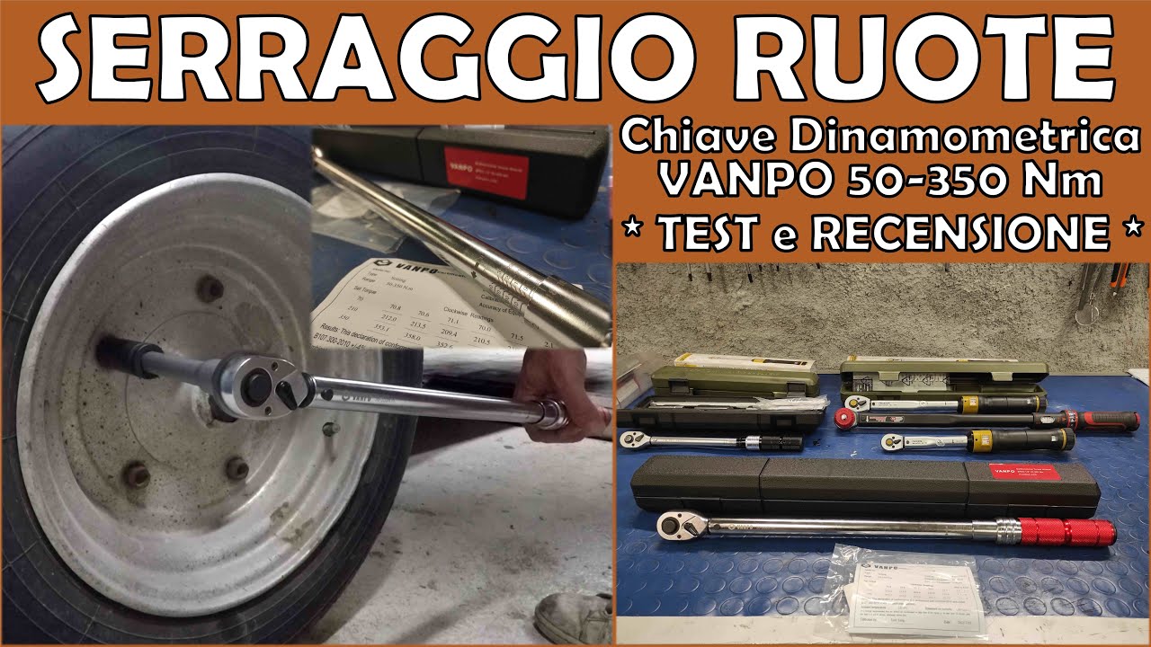 PERCHÈ STRINGERE le RUOTE rispettando le COPPIE DI SERRAGGIO? - VANPO Chiave Dinamometrica 50-350Nm