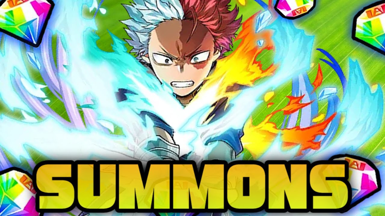 ***IS THIS OK?!*** PHOPHOR TODOROKI SUMMONS! | My Hero Ultra Impact