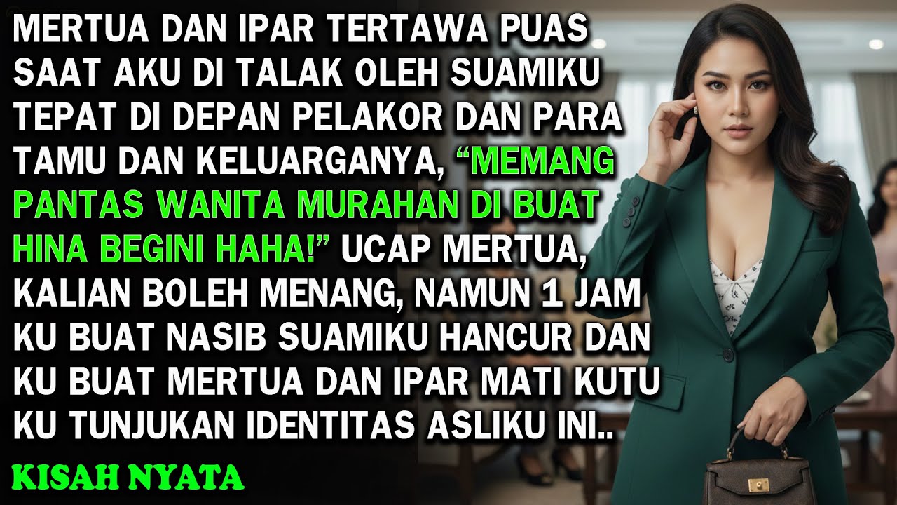 MERTUA TERTAWA PUAS SAAT AKU DI USIR DAN DI TALAK SUAMIKU,KU BALAS DAN KU BUAT MEREKA PANIK & HANCUR