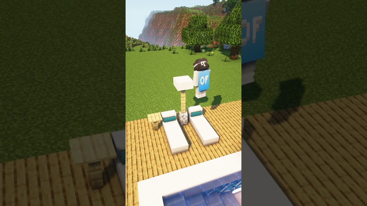 Minecraft Swimming Pool🏊 For Build and No Music #minecraft