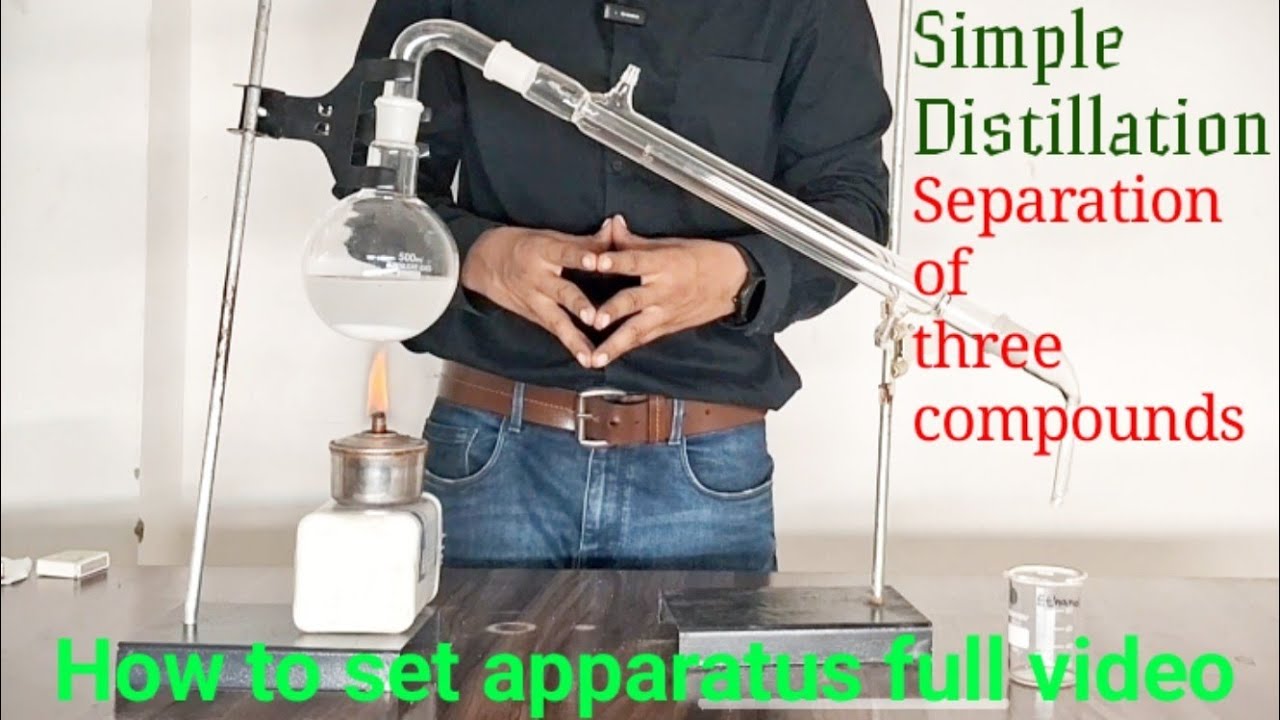 Simple Distillation Separation of Three Compounds Ethanol, Water & Salt Using Simple Distillation