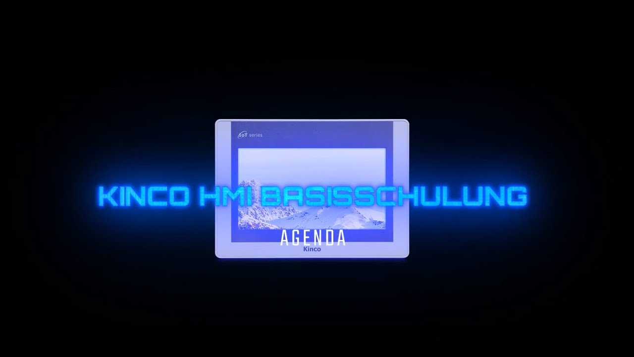 Kinco HMI Basisschulung - Agenda