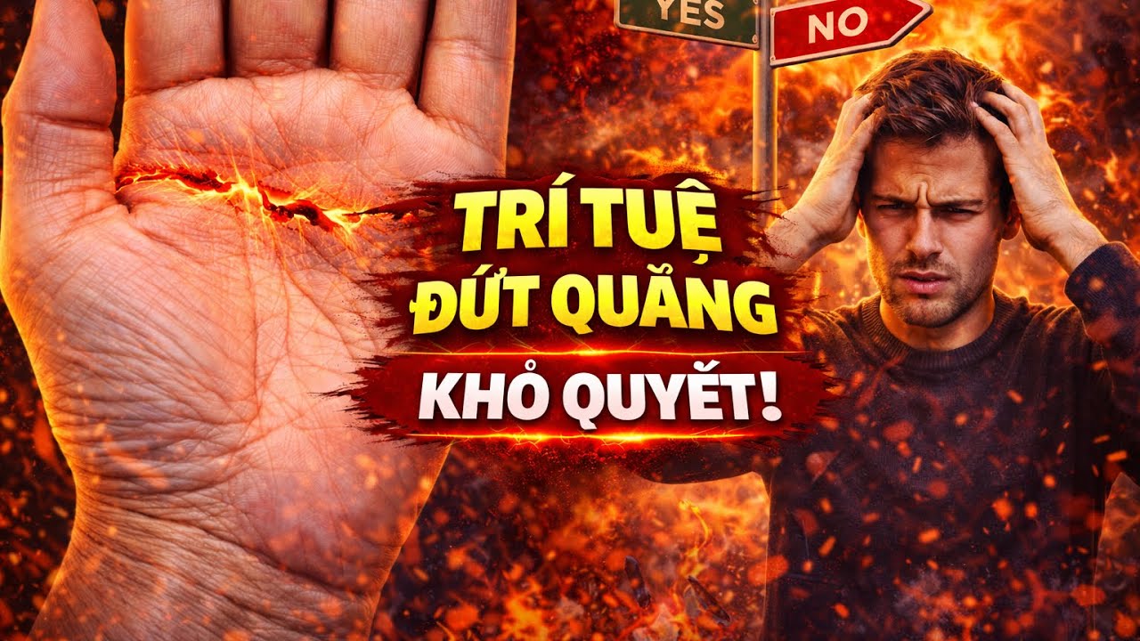Đường trí tuệ bị đứt quãng – Khó khăn trong việc đưa ra quyết định.