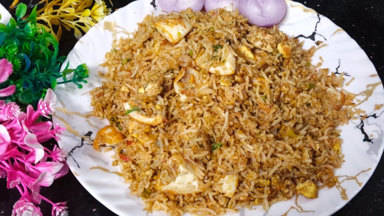  డబల్ ఎగ్ ఫ్రైడ్ రైస్😍Double egg fried rice 😋#food #cooking #recipe #Telugu recipes