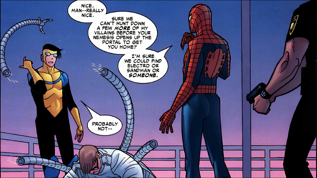 Когда Непобедимый застрял во вселенной Marvel