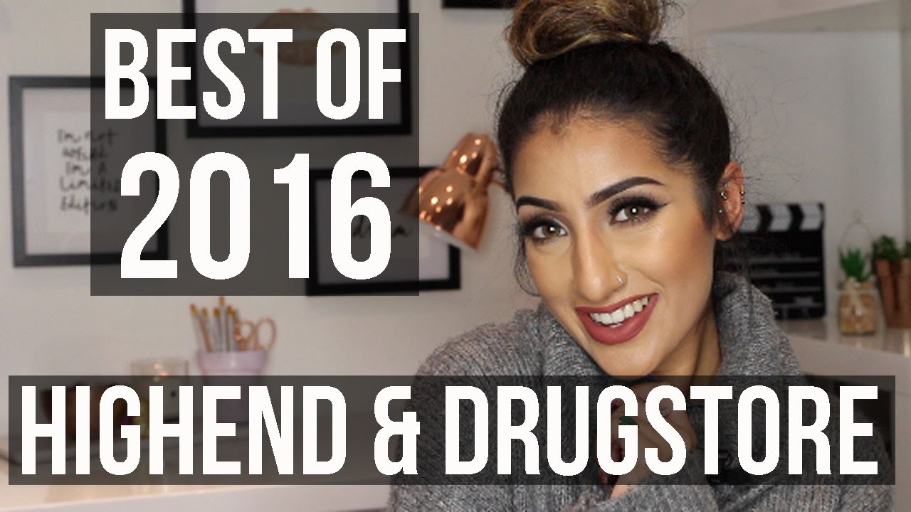 Best Of 2016 Highend and Drugstore