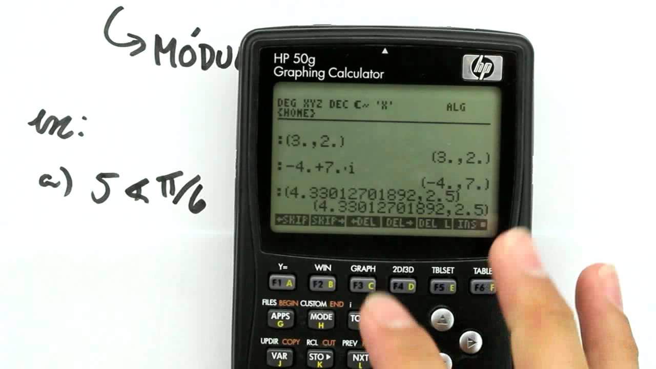 Me Salva! SEN05 - Números Complexos na HP