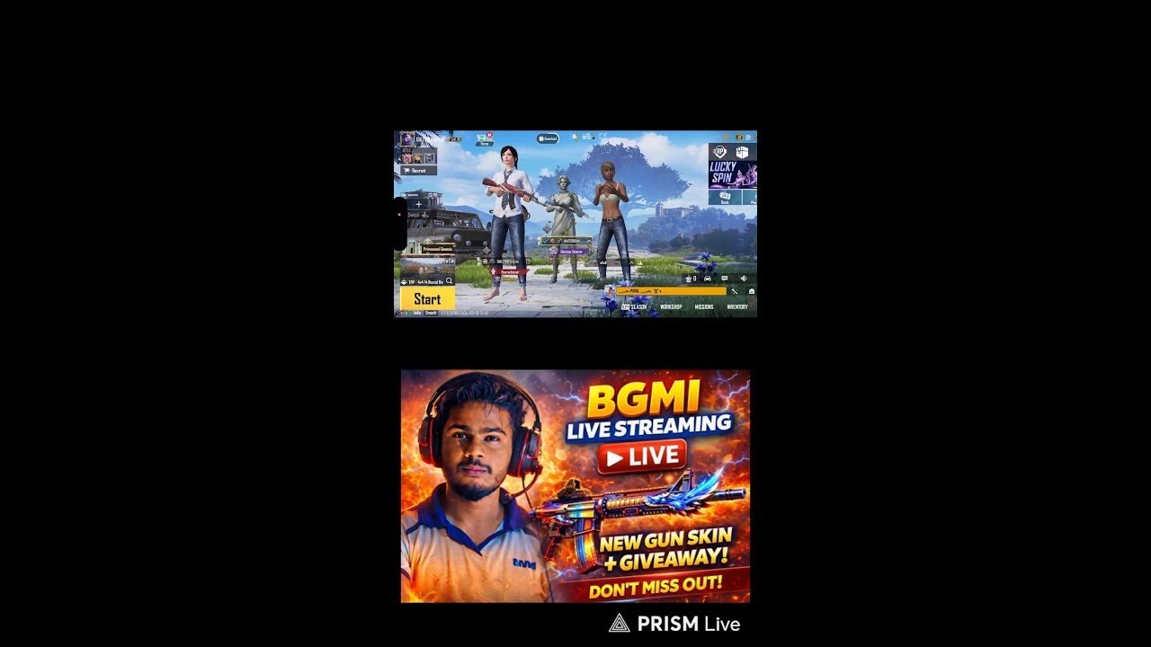 bgmi live streaming Rush game play Gully boy live