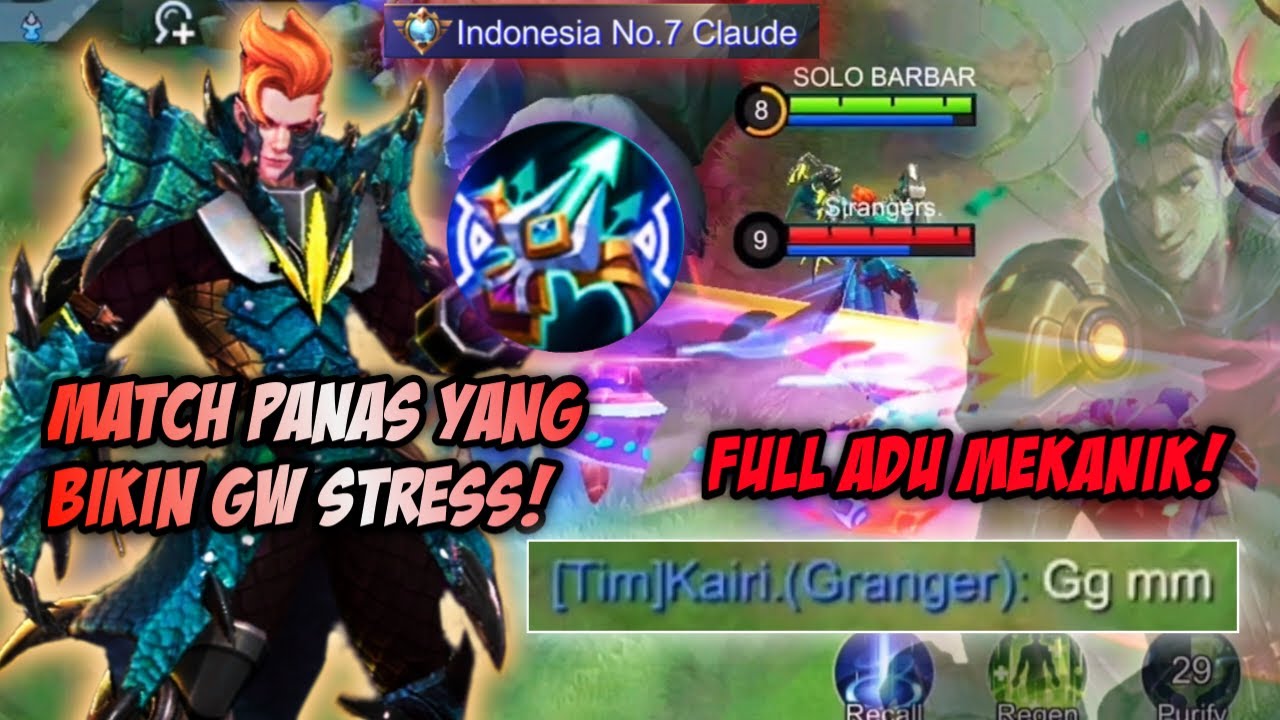 BUKTI! MAU SEJAGO APAPUN KALIAN KETIKA SOLO RANK! SEMUANYA BISA BERUBAH! | TOP GLOBAL CLAUDE - MLBB