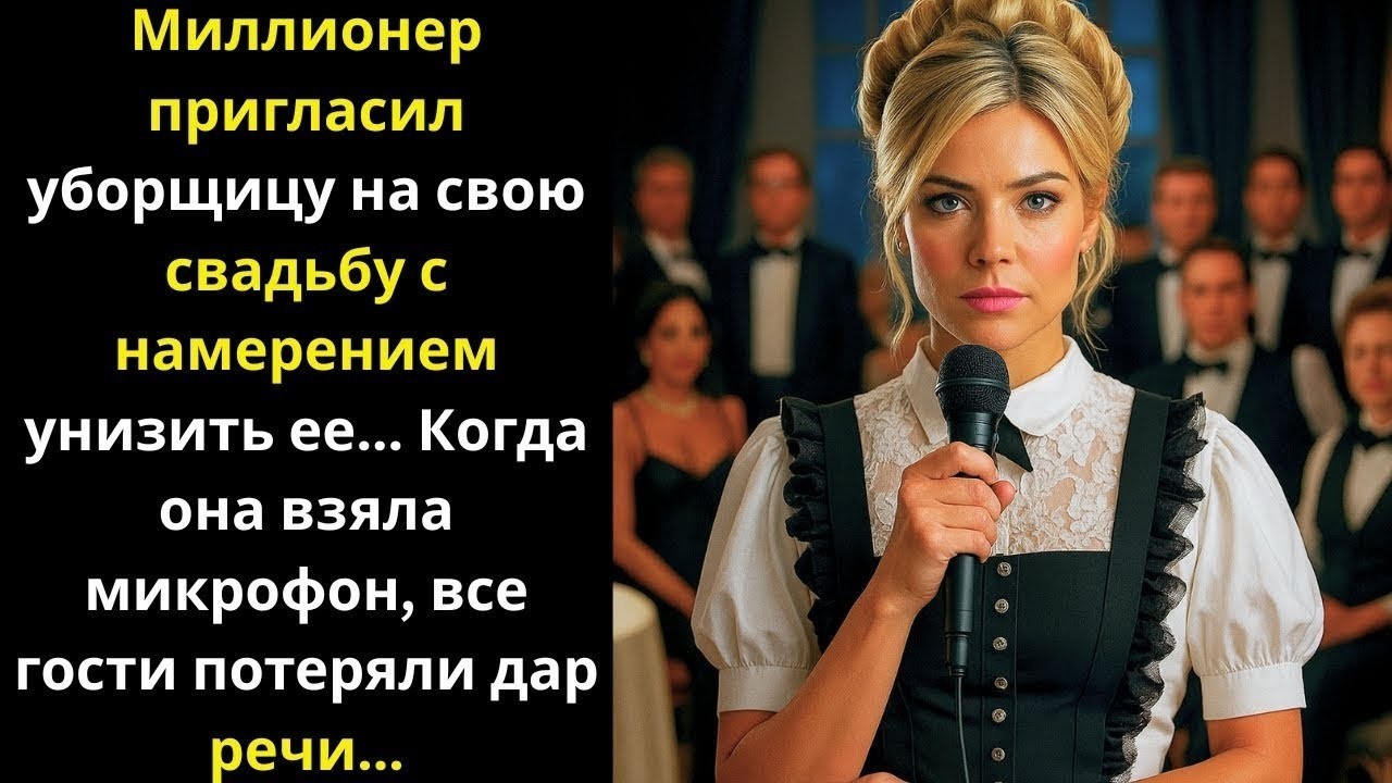 Миллионер Пригласил Уборщицу На Свою Свадьбу — Её Поступок Потряс Всех!