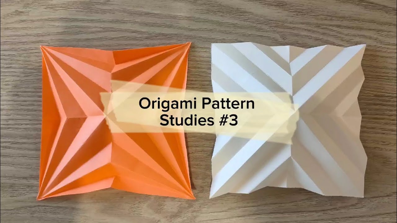 Origami Pattern Studies #3